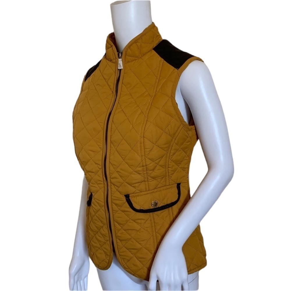 Hollyland Mustard Volored Puffer Vest - Picture 4 of 9